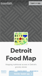 Mobile Screenshot of detroitfoodmap.com