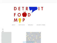 Tablet Screenshot of detroitfoodmap.com